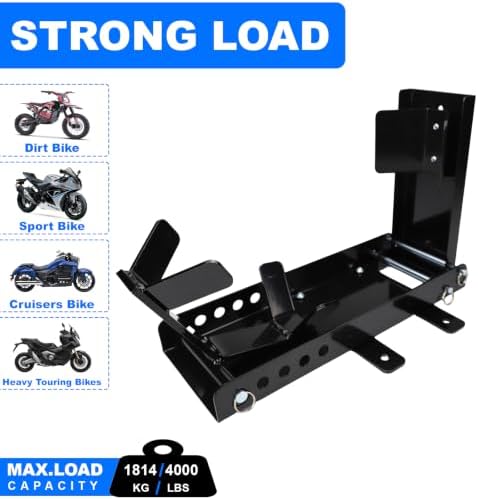 Motorcycle Wheel Trailer Chock for tires from 13" to 17" and 80mm to 230mm - Image 2