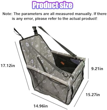 Pet Car Seat, Waterproof Oxford Dog Car Booster Seats - Image 2