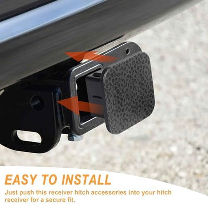 2" Trailer Hitch Cover Rubber Receiver Tube Cap Trailer Hitch Covers - Image 4
