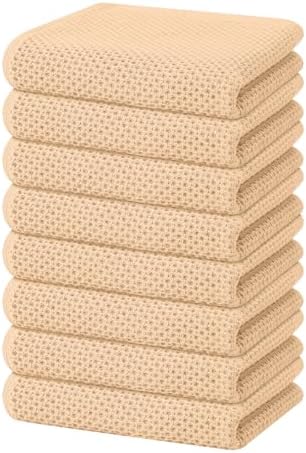 Homaxy 100% Cotton Waffle Weave Kitchen Dish Towels 8-Pack by Homaxy