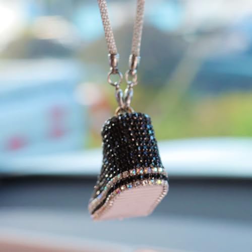 Bling Sneaker Shoe Sparkly Car Hanging Ornament, Cute Crystal Rear View Mirror - Image 7