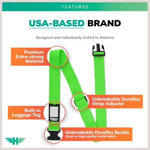 Hero Luggage Straps for Suitcases Heavy-Duty Adjustable Luggage Belt - Image 4