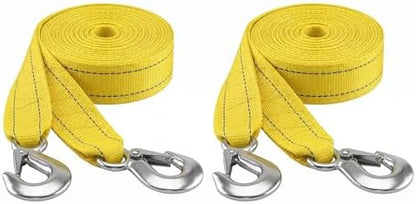 Tow Straps Heavy Duty with Hooks, 1.7" x 16.4 Ft, 227 lbs with Hooks by Unknown