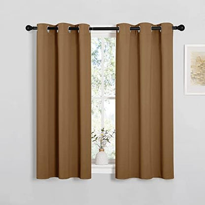 NICETOWN Sleek Blackout Curtains, 2 Panels, W34 x L45 -Inch by NICETOWN
