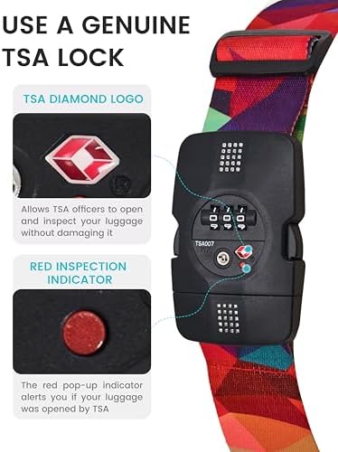 Travelkin Luggage Straps TSA Approved, Suitcase Straps - Image 4
