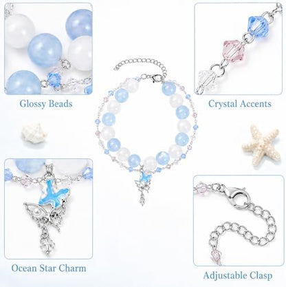 Steering Wheel Rosary, Butterfly Rosary Rearview Mirror Charm Crystal Decor - Image 3