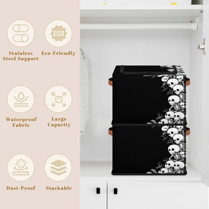 Skeleton Storage Bins With Zipper Lid, Collapsible Trunk Organizer, Car - Image 2