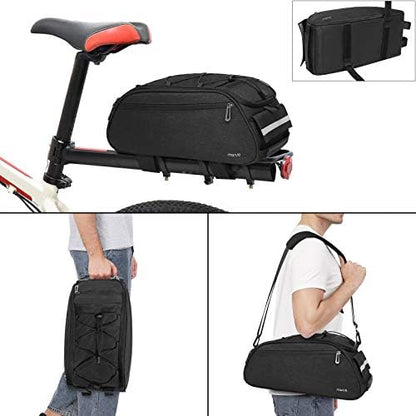 MOSISO Bike Rack Bag, Waterproof Bicycle Trunk Pannier Rear Seat Pouch - Image 4