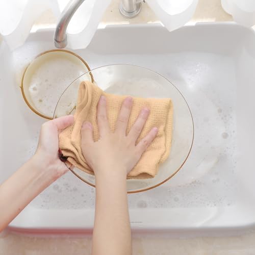 Homaxy 100% Cotton Waffle Weave Kitchen Dish Towels 6-Pack - Image 3