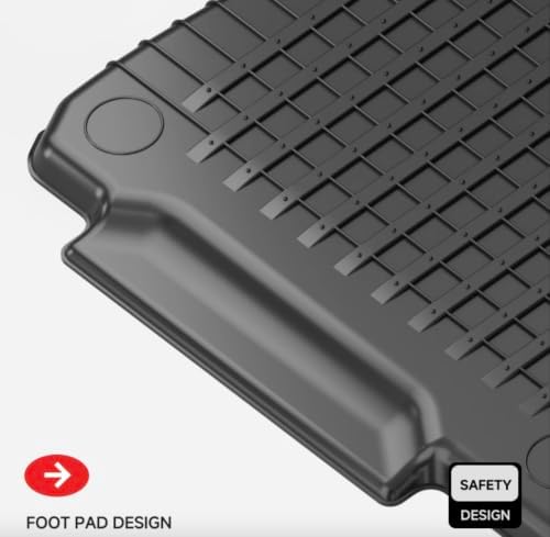 Compatible with 2026 Tesla Model Y L 6 Seater Floor Mats 3 Row TPE & Trunk Mat - Image 3