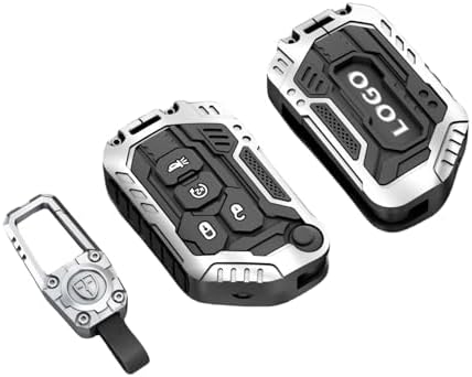 Heavy Zinc Alloy Key fob Cover, Key Case, Accessories Compatible by DEGEMEEN