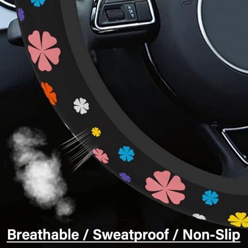 Steering Wheel Cover Neoprene Material Most Cars Men&Women Universal 15 inch - Image 4
