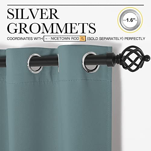 NICETOWN Modern Blackout Curtains, 2 Panels, W42 x L78-inch - Image 3