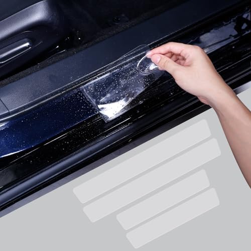 Car Door Sill Protector for Toyota Corolla 2014-2019, 8.5 Mil Clear TPU PPF by Unknown