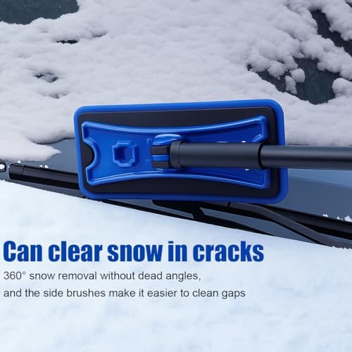 36" Car 3-in-1 Snow Brush, Detachable Extendable Vehicle Windshield Ice Frost - Image 4