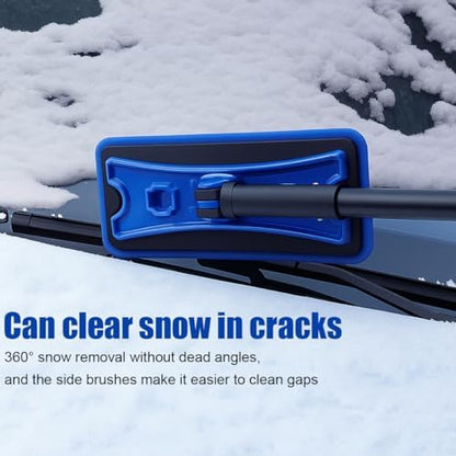36" Car 3-in-1 Snow Brush, Detachable Extendable Vehicle Windshield Ice Frost - Image 4