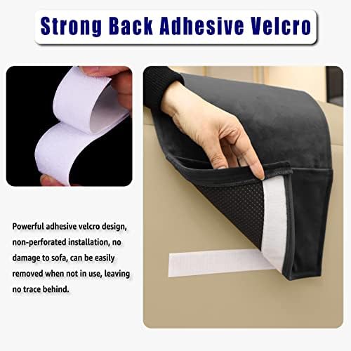Velvet Recliner Headrest Pillow, Non-Slip Neck Support - Image 4