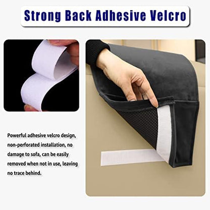 Velvet Recliner Headrest Pillow, Non-Slip Neck Support - Image 4