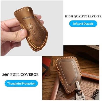 MILD EAST Genuine Leather Key Fob Cover - Image 5