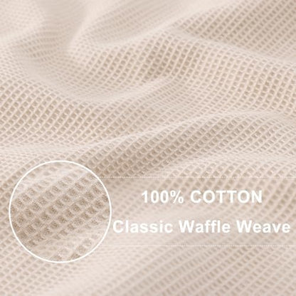 Homaxy 100% Cotton Waffle Weave Dish Cloths, 6 Pack - Image 2
