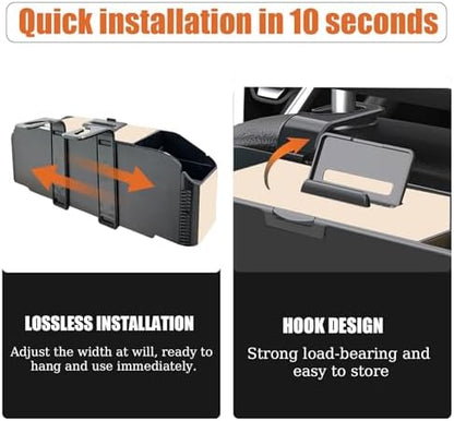 Back Seat Car Organizer, 5 in 1 Multifunctional Car Back Seat Storage Box - Image 4