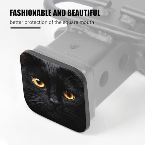 Trailer Hitch Cover, Square 2 Inch Receiver Tube Plug Cap - Image 4