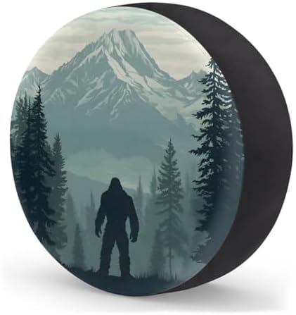 Bigfoot Spare Tire Cover 14in Spare Wheel Covers Tire Storage Cover - Image 2