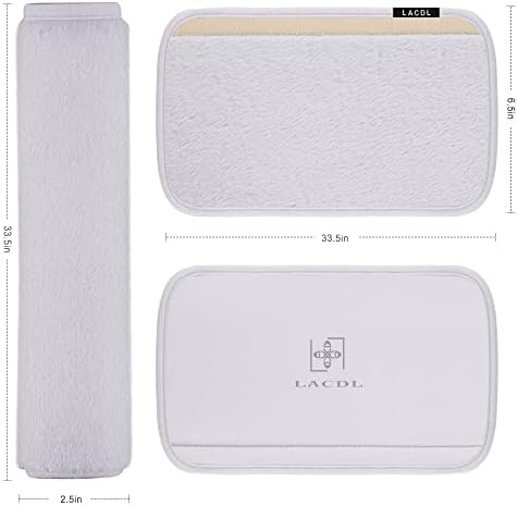 LACDL Extra Long Seatbelt Cover Super Soft Furry - Image 5