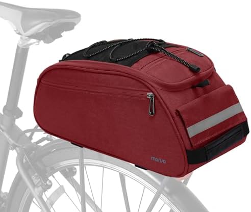 MOSISO Bike Rack Bag, Waterproof Bicycle Trunk Pannier Rear Seat Pouch - Image 2