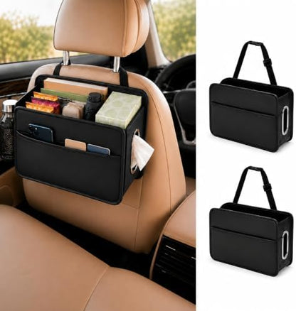 Noaman Car Seat Organizer Backseat Hanging Trash Can or Car Tissue Holder by Noaman