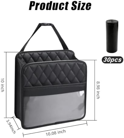 Car Seat Back Organizer – Waterproof Backseat Storage Bag - Image 2