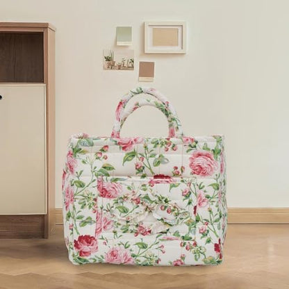 Car Storage Basket for Back Seat, Aesthetic Fabric Storage Basket for Clothes - Image 5