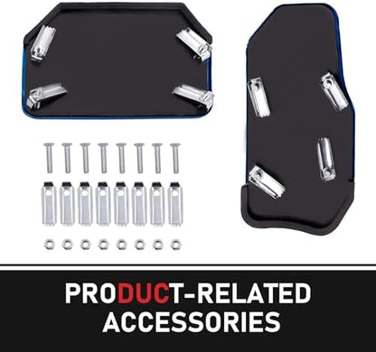 2 PCS Car Non-slip Pedal Pads Set, Alloy Brake Pedal Protectors, Accelerator - Image 5
