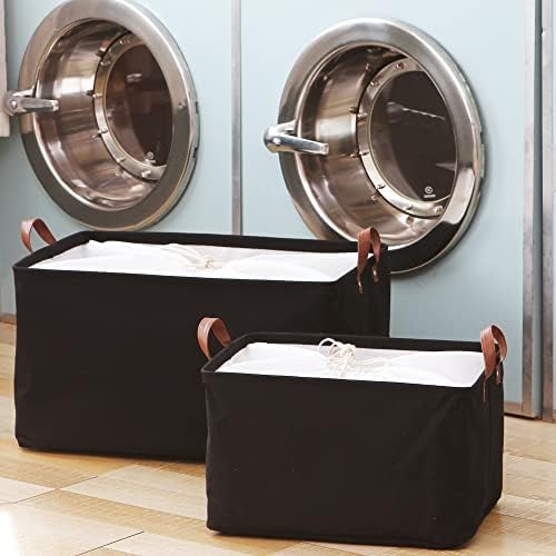 Hinwo 31L Large Canvas Storage Bin - Image 3