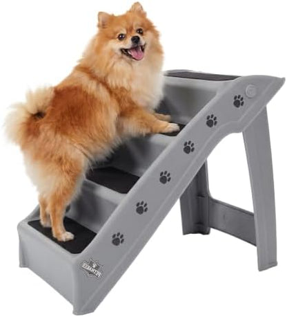 PETMAKER Lightweight Durable Plastic Dog Stairs, 23.25” x 15” x 19” by PETMAKER