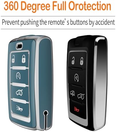 for Jeep Key Fob Cover with Keychain Soft Full Protection Key Shell Compatible - Image 4