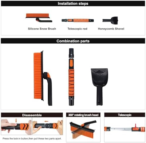 Eazy2hD 3 in 1 Silicone Snow Brush - Image 5