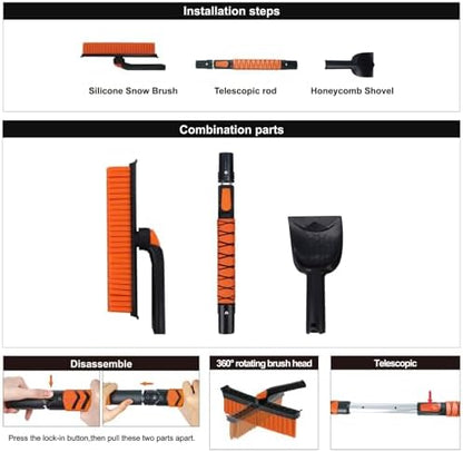 Eazy2hD 3 in 1 Silicone Snow Brush - Image 5