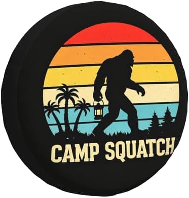 Camp Squatch Spare Tire Cover Waterproof Wheel Cover 17 Inch Universal Fit by Unknown