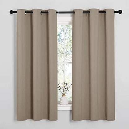 NICETOWN Bedroom Curtain Panels Blackout Draperies, Thermal Insulated Solid by NICETOWN
