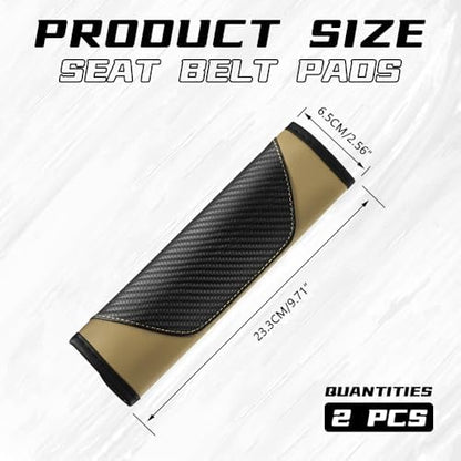 2PCS Car Seat Belt Cover Pads, Seatbelt Shoulder Cushion - Image 2