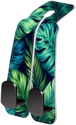 PU Leather Car Seat Hook, Storage Headrest Hanger, Cute Car Backseat Organizer by Unknown