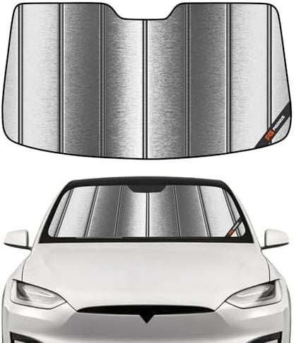 Pigenius Windshield Sunshade for Tesla Model X 2016-2026 Custom Front Window by Pigenius