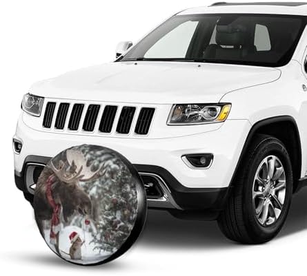 Christmas Funny Animal Spare Tire Cover Universal - Image 7