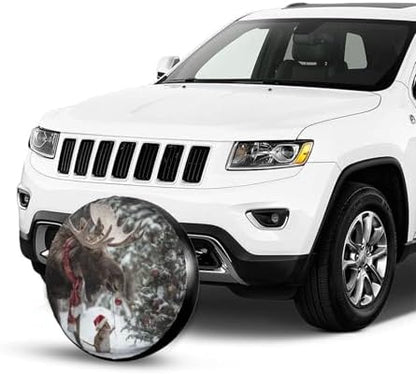 Christmas Funny Animal Spare Tire Cover Universal - Image 7