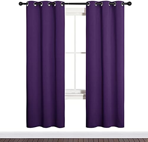 NICETOWN Thermal Insulated Curtains, 34 x 72-inch, Royal Purple by NICETOWN