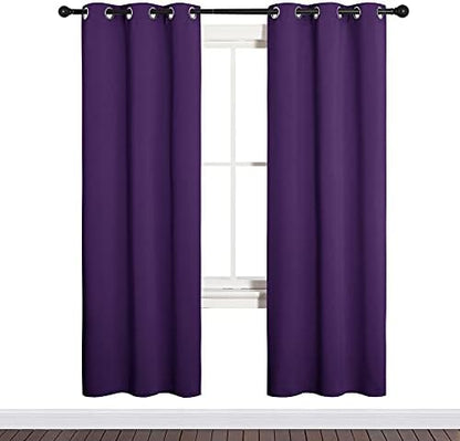NICETOWN Thermal Insulated Curtains, 34 x 72-inch, Royal Purple by NICETOWN
