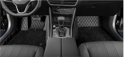 Compatible with Tesla Model Y 5-Seater Floor Mats 2-Layer Floor Liner Car Mats - Image 2