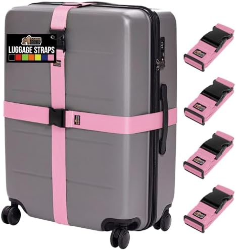 GORILLA GRIP Heavy Duty Luggage Straps by GorillaGrip