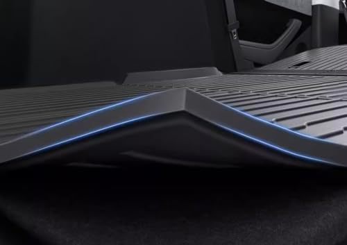 Compatible with 2026 Tesla Model Y L 6 Seater Floor Mats 3 Row TPE & Trunk Mat - Image 4